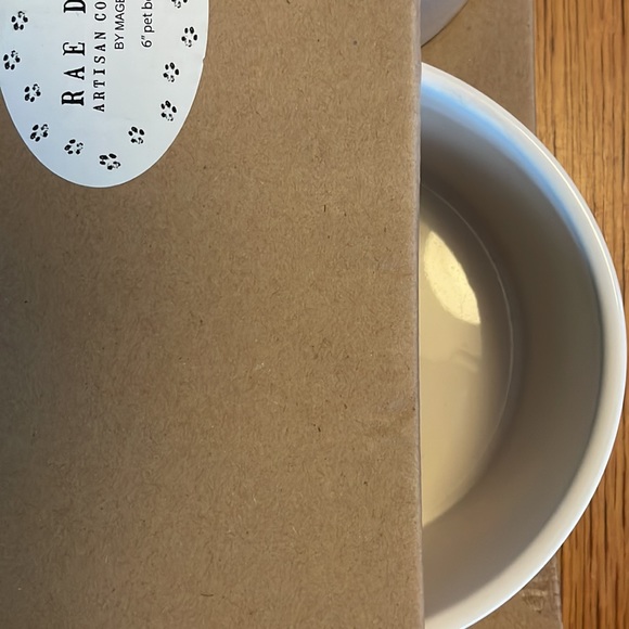 New Rae Dunn dog bowls ceramic by magenta 6” pet bowls - Picture 6 of 7